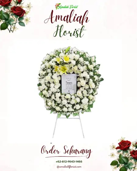 Krans Bunga Duka Sukaraja Nuban
