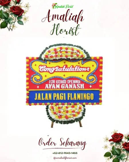 Sewa Papan Bunga Sukaraja Nuban